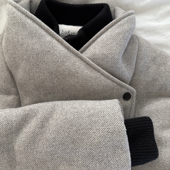 ba&sh Light Gray Puffer Jacket - Picture 2 of 5